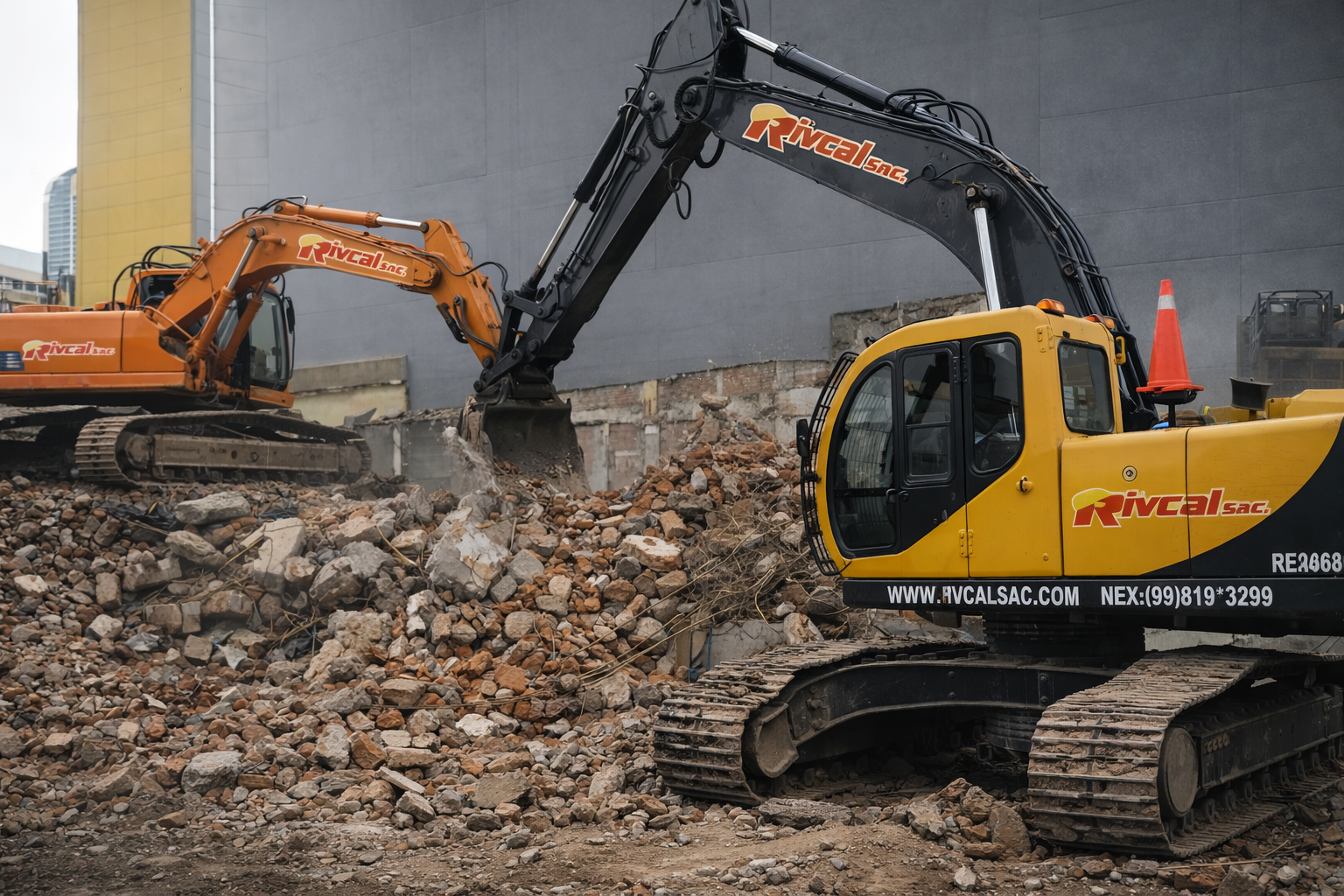 RIVCAL SAC - Maquinaria y obras